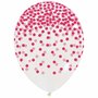 Roze stippen ballonnen, 30cm