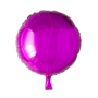 Hot pink folieballon rond, 46 cm / 18 inch