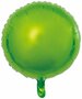 Lichtgroen folieballon rond, 46 cm / 18 inch