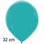 Peacock blue / turquoise ballonnen, 32 cm / 13 inch