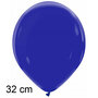 Navy blue / marineblauw ballonnen, 32 cm / 13 inch
