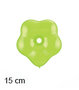 Lime groen Geo blossom bloem ballon, 15 cm / 6 inch