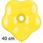 Geel Geo blossom bloem ballon, 40 cm / 16 inch
