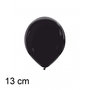 Midnight black / zwart ballonnen, 13 cm / 5 inch