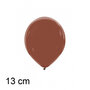 Chocolate bruin ballonnen, 13 cm / 5 inch