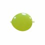 Kleine lime knoop (link) ballonnen, 13 cm