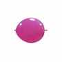 Kleine pink knoop (link) ballonnen, 13 cm