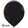 Midnight black / zwart ballonnen, 35 cm / 14 inch