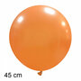 Grote metallic oranje ballonnen, 45 cm / 18 inch