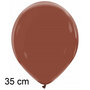 Chocolate bruin ballonnen, 35 cm / 14 inch