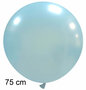 Lichtblauw metallic xl ballon