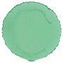 Mint groen pastel matte folie rond, 45 cm