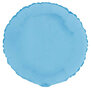 Babyblauw pastel matte folie rond, 45 cm