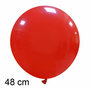 Grote rode ballonnen, 48 cm / 19 inch