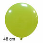 Grote lime groene ballonnen, 48 cm / 19 inch