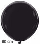 Midnight black / zwart  ballonnen, 60 cm / 24 inch