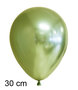 chrome ballonnen lichtgroen, 30cm