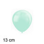 Mintgroen macaron ballon, 13 cm, per stuk te koop