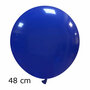 Grote donkerblauwe ballonnen, 48 cm / 19 inch