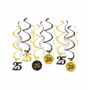 Swirls hangdeco 25, 12 delig