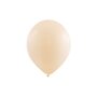 matte pastel ballonnen peach / perzik, 15 cm