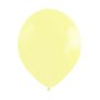 matte pastel ballonnen geel, 30 cm
