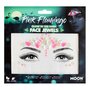 Face Jewels Pink Flamingo, Glow in the Dark