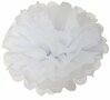 Witte pompoms, 2 stuks