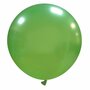 Metallic groen XL ballon, 75 cm