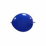 donkerblauw kleine knoop (link) ballonnen, 13 cm