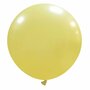 Metallic cream XL ballon, 75 cm