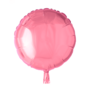 roze folieballon rond, 46 cm