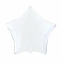 Wit folieballon stervorm, 18 inch