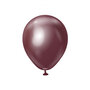 kleine chrome ballonnen burgundy, 13 cm