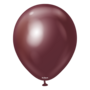 Burgundy mirror chrome ballonnen, 30 cm