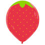 Aardbei strawberry ballonnen, 30 cm