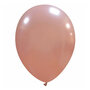 Rose Gold metallic ballonnen, 10 inch / 9 inch
