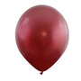Burgundy metallic ballonnen, 10 inch / 9 inch