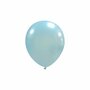 Lichtblauw babyblauw metallic ballonnen 5 inch