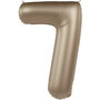 folie cijfer7 starlight gold,  86cm