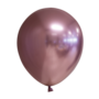 Chrome rose gold ballonnen mirror, 12 inch