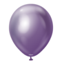 Paars chrome mirror ballon, 18 inch/45 cm