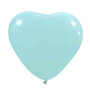 Lichtblauw hartballonnen 40 cm/17 inch