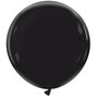 Midnight black / zwart  ballonnen, 90 cm / 36 inch