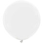 Snow white / wit ballonnen, 90 cm / 36 inch