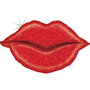 Red lips supershape folieballon, 39 inch