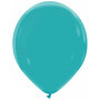 Peacock blue / turquoise ballonnen, 30 cm / 12 inch