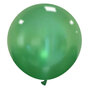 Metallic groen XL ballon, 75 cm