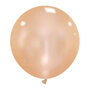 Grote metallic peach ballonnen, 45 cm / 18 inch