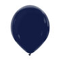 Ocean blue / marineblauw ballonnen, 30 cm / 12 inch